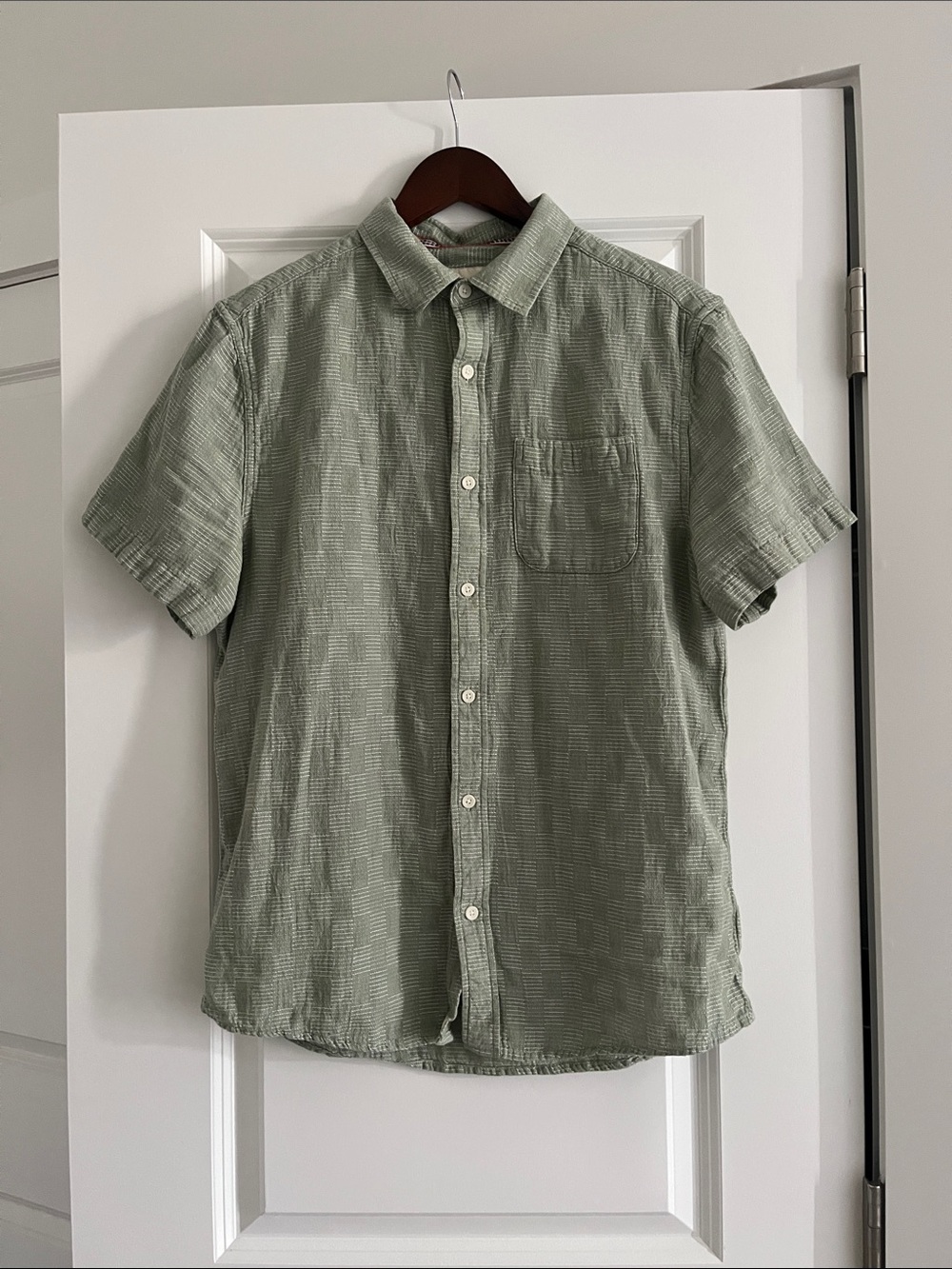 The Normal Brand Men’s Freshwater Short Sleeve Button-up Shirt